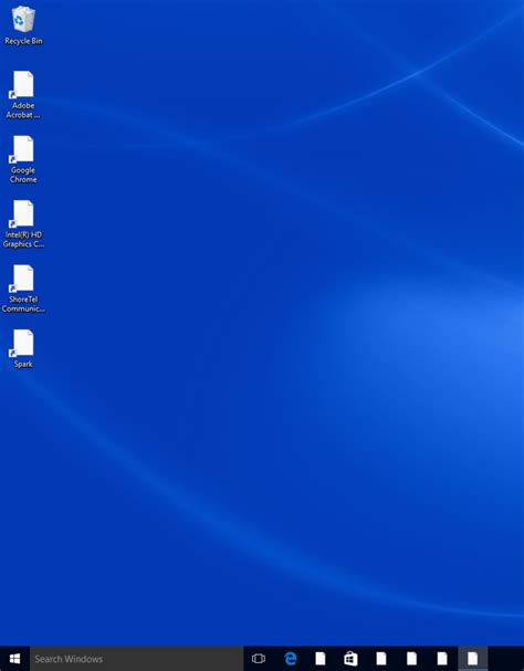 Windows 10 Desktop Icons White