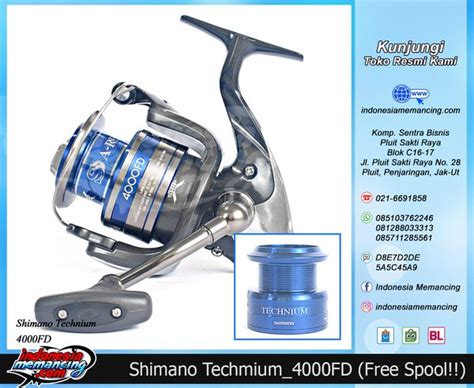 Jual Reel Pancing Spinning Shimano Technium FD 4000 Di Lapak Indonesia