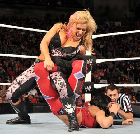 Beautiful Women Of Wrestling Natalya Versus Melina Monday Night Raw