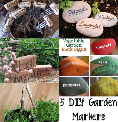 5 Easy Diy Garden Markers Page 2 Of 6 The Frugal Female
