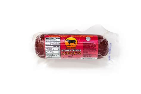 Jalapeño Cheddar Angus Beef Summer Sausage Jerky Dynasty