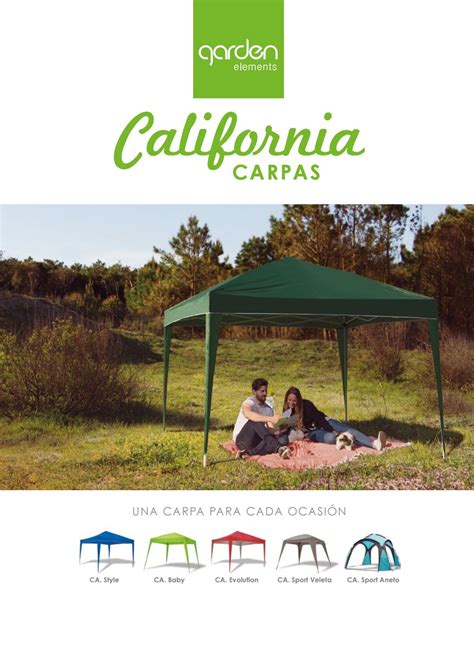Carpas California 2016 Garden Elements By Wolder Brico