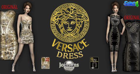My Sims 4 Blog Versace Dresses By Jomsims