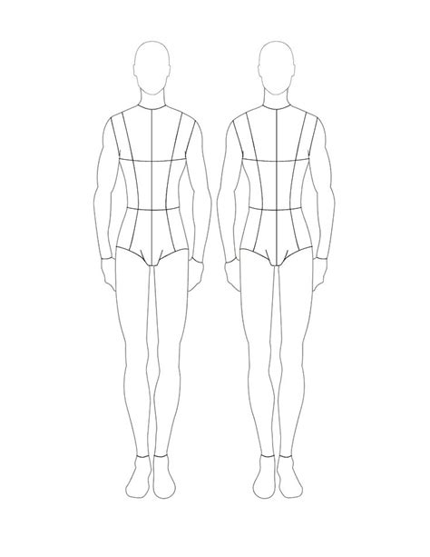 Costume Sketch Template At Explore Collection Of