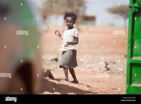 Fulani Girl In The Town Of Djibo In Northern Burkina Faso Stock Photo