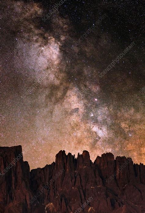 Milky Way Over The Dolomites Stock Image C0145270 Science Photo