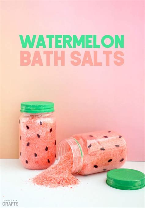 Diy Watermelon Bath Salts Recipe Consumer Crafts Diy Body Scrub Diy