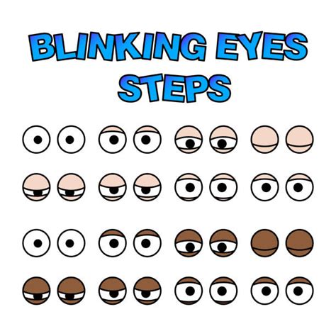 Clip Art Of Blinking Eye Illustrations Royalty Free Vector Graphics