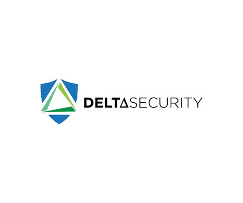 Elegant Playful Security Service Logo Design For Delta Security