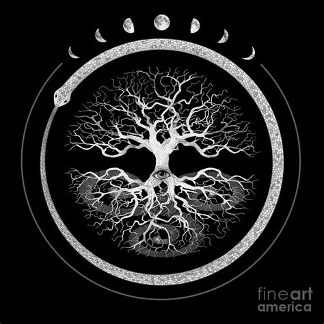 Oroboros Tree Of Life Digital Art By Brenda Erickson