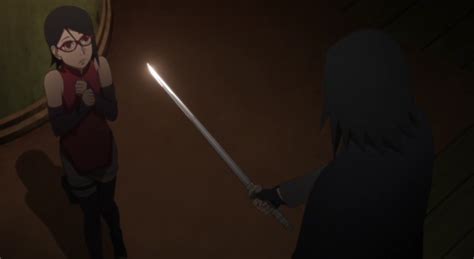 Sasuke Meets Sarada Sakura And Sasuke Boruto Naruto And Sasuke