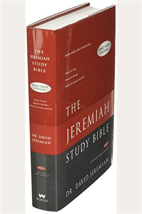 Buy Jeremiah Study Bible Nkjv Large Print What It Says What It Means