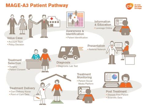 Patient Pathway Infographic On Behance Infographic Pathways Journey