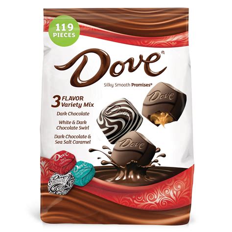 Dove Promises Dark Chocolate Candy Variety Mix 34 Oz Bag
