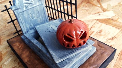 Download Free Stl File Halloween Grave • 3d Print Model ・ Cults