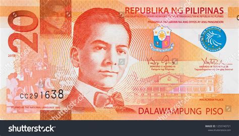 New Philippine 20 Peso Bill 2010 Philippines Currency Close Uppeso