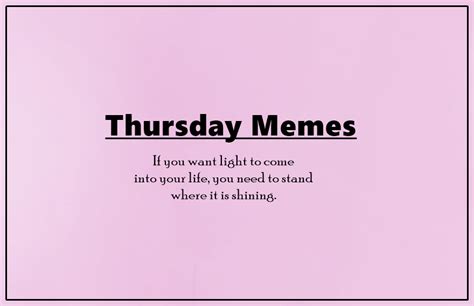 Thursday Meme
