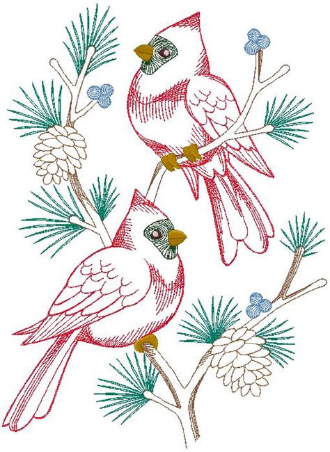 Birds Machine Embroidery Design Free Embroidery Design