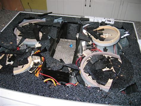 Raise the new top, and secure it in the. Crack in ceramic electric range top (heating, stove ...