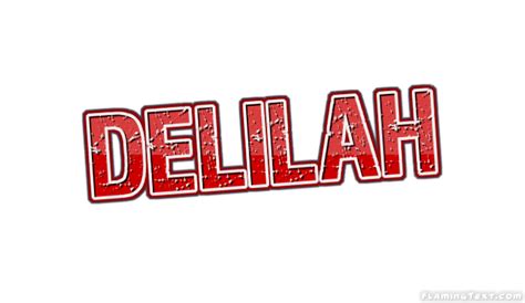 Delilah Logo Free Name Design Tool From Flaming Text