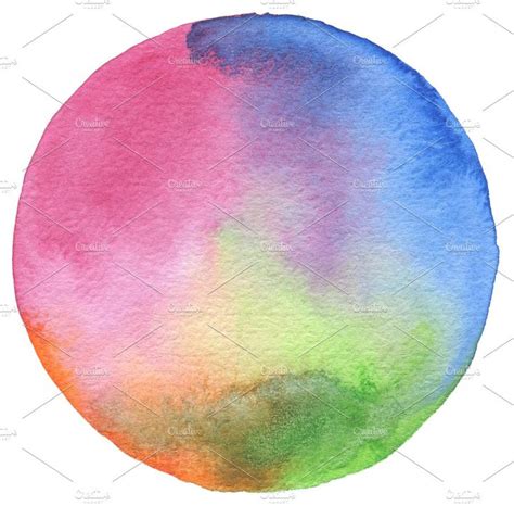 Circle Watercolor Watercolor Circles Watercolor Circle Background