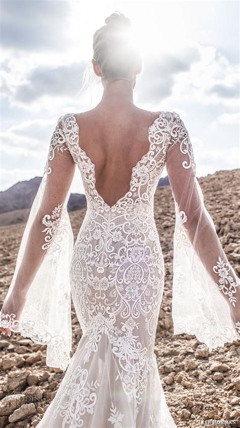 Look at treasured wedding photos from the past and you'll often see a smiling bride in a lace long sleeve wedding dress. Lian Rokman 2017 Wedding Dresses — "Like a Stone" Bridal ...