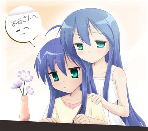 Izumi Konata And Izumi Kanata Lucky Star Drawn By Niiya Danbooru