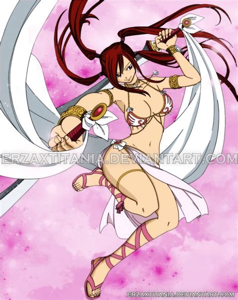Irza Scarlet Seduction Armour Anime Erza Scarlet Fairy Tail