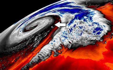 The Perfect Storm Monster Extra Tropical Cyclone Over The North