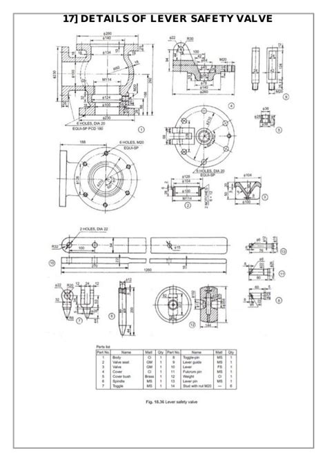 Assembly And Details Machine Drawing Pdf Mechanical Engineering