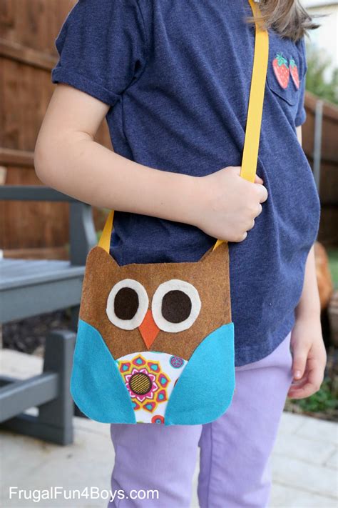 Felt Craft Patterns For An Adorable No Sew Purse Frugal Fun For Boys