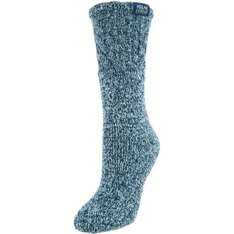 Polar Extreme Polar Extreme Marled Insulated Thermal Socks With Fleece Lining Womens