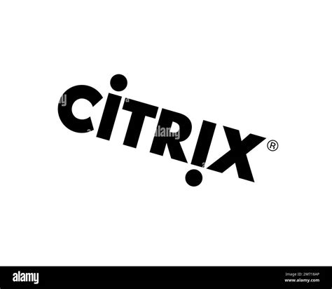 Citrix Systems Rotated Logo White Background B Stock Photo Alamy