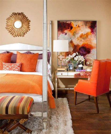 40 Charming Orange Bedroom Decorations Ideas Orange Bedroom Decor