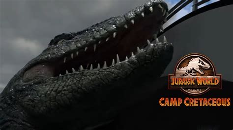 Extended Season 4 Clip Mosasaurus Chases The Boat Camp Cretaceous