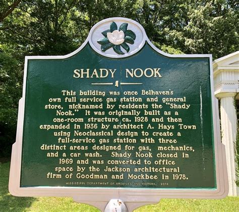 Shady Nook Historical Marker