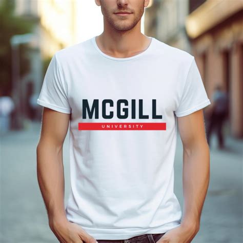 Marty Mcgill University Logo Canadian University Martlet French Shirt Hersmiles
