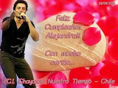 Coro bululu — feliz cumpleaños 01:31. Chayanne, nuestro tiempo: Feliz Cumpleaños Alejandra!!