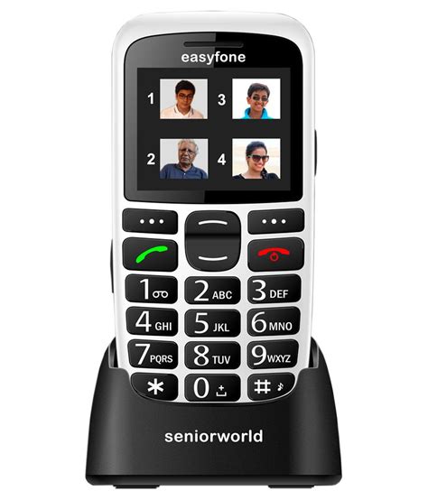 Easyfone Indias Most Senior Citizen Friendly Phone White Mobile
