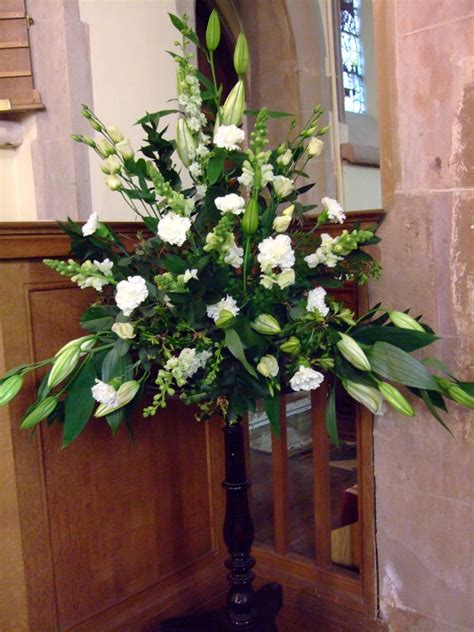 Our gorgeous wedding flowers collection, including wedding arrangements & bridal bouquets. Church Flower Arrangements - Eden Of Chorley