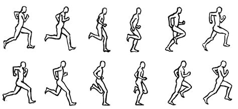 Frame By Frame Run Cycle Animation Drawing Animation Reference