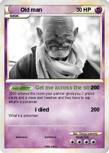 Pokémon Old Man 173 173 Get Me Across The Street My Pokemon Card