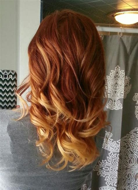 Pin By Katarena Seelman On Hairthereerrwhere Hair Styles Red Ombre