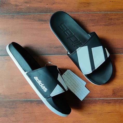 Adidas Adilette Slides Black White Bootify Trends