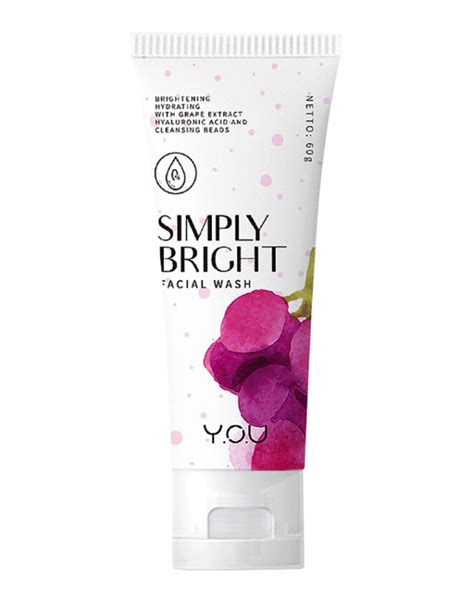 you beauty simply bright facial wash beauty review