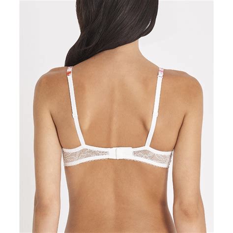 Soutien Gorge Plunge Coussinets Blanc Aubade Charme D Eden Lemon Curve