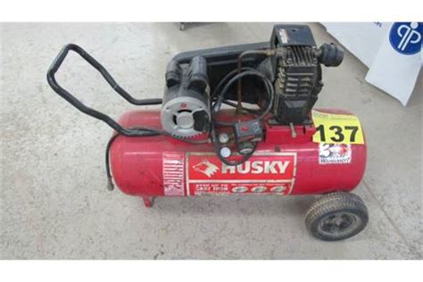Husky Vt631301aj 5 Hp 26 Gallon Oil Lubricated Portable Air Compressor