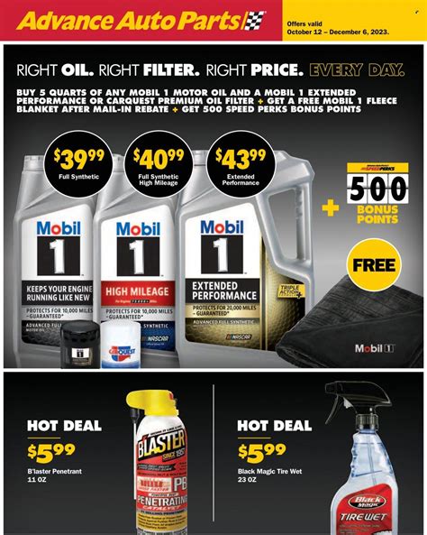 Advance Auto Parts Weekly Ad Flyer Specials October 12 To December 6 2023