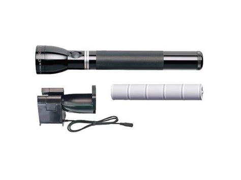 Maglite Sys 3 Rechargeable Led Flashlight W120v Ac Converter Rl3019