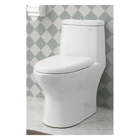 Ivy® Dual Flush Elongated One Piece Toilet One Piece Toilets Toilet